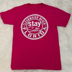 Stay Salty Florida Pink T-Shirt